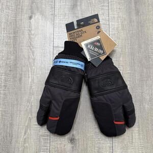 The North Face Montana Pro SG GTX Trigger Mitt Black Ski Snow Size Large